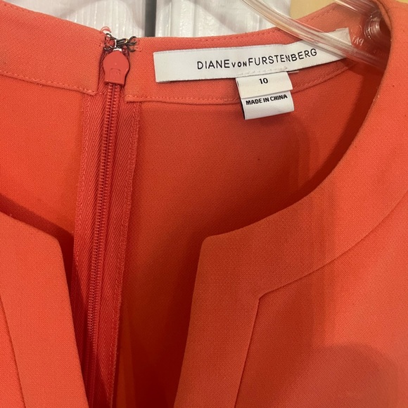 Diane Von Furstenberg Fleur Piqué Mini Dress size 10 - Picture 10 of 17